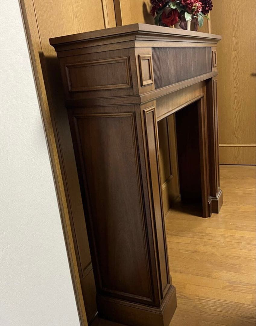 希少　ドレクセル マントルピース　暖炉　サイドボード　美品　輸入家具　大塚家具