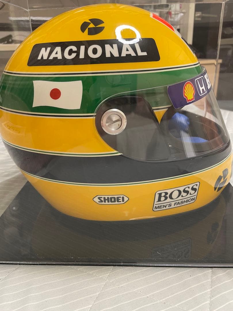 限定100点　アイルトン・セナ　1992 日本GP レプリカヘルメット　証明書付