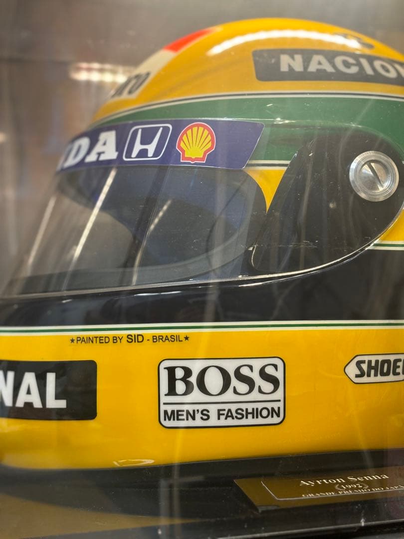 限定100点　アイルトン・セナ　1992 日本GP レプリカヘルメット　証明書付