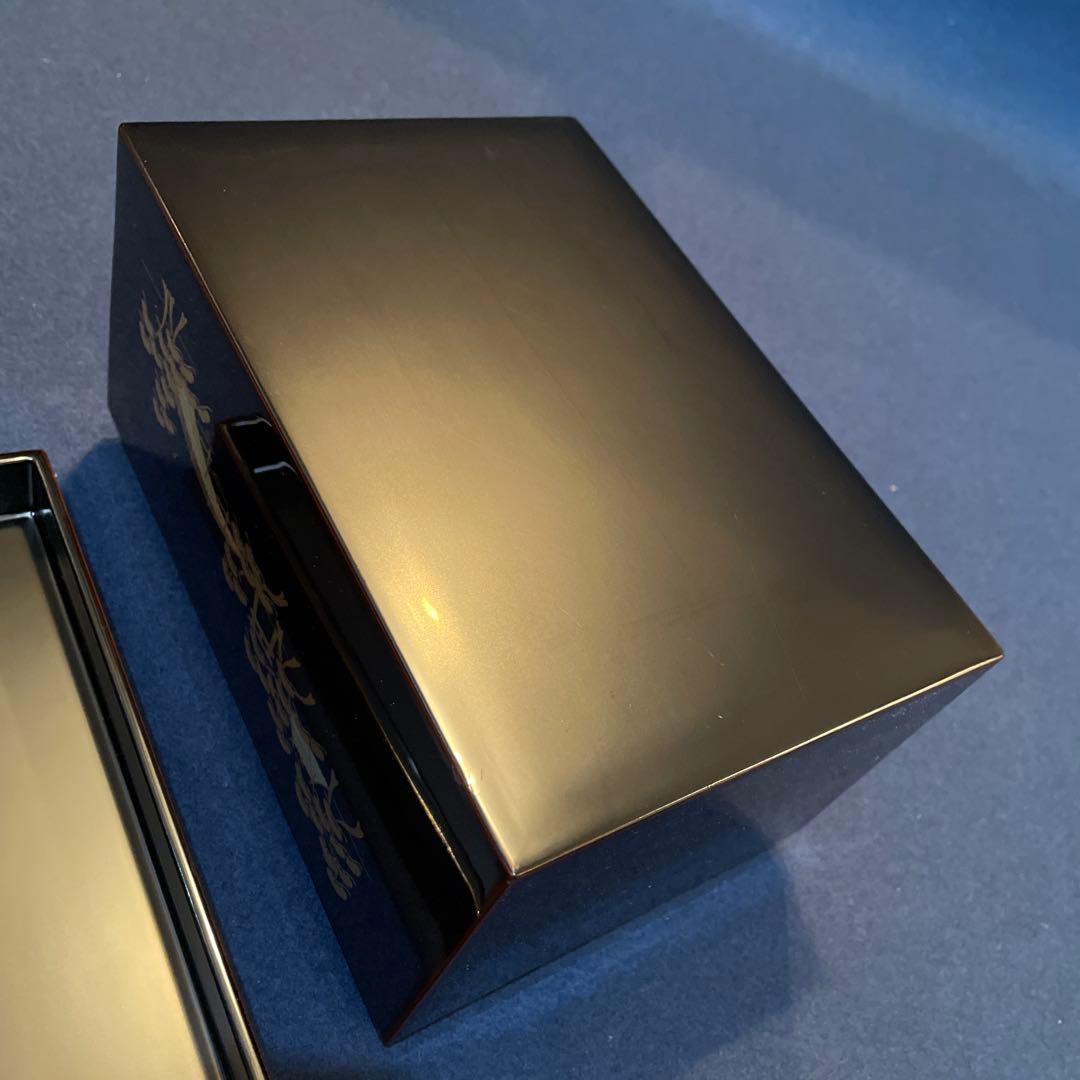 「茶箱」『溜塗の住吉蒔絵 利休茶箱』です。共箱※美品　茶道具