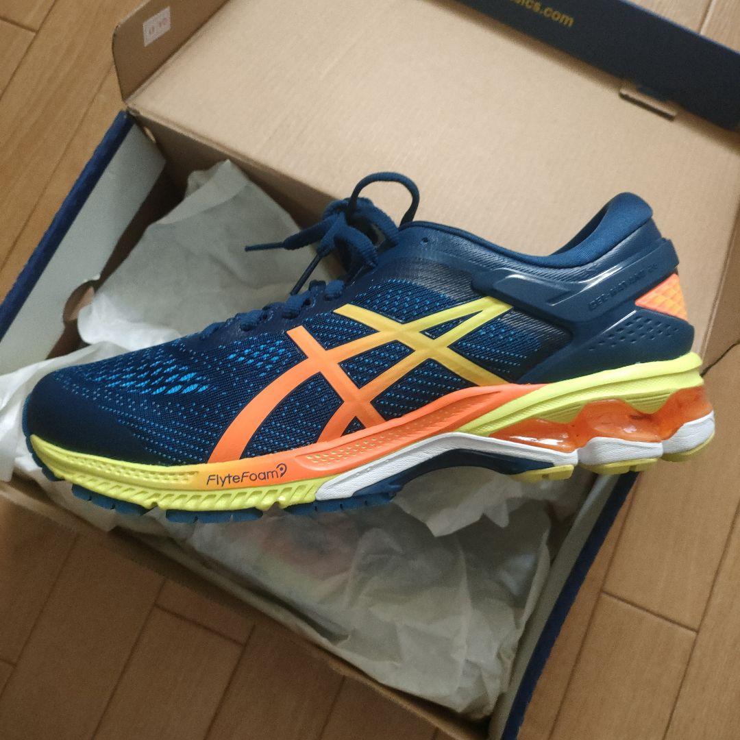 asics ELIMINATE 26 ネイビー/オレンジ/イエロー　26.5cm