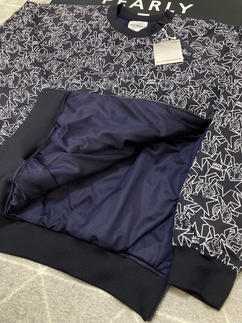 新品 ジャックバニー ドラえもん ラミネートタフタ中綿スニードジャック（4）M紺