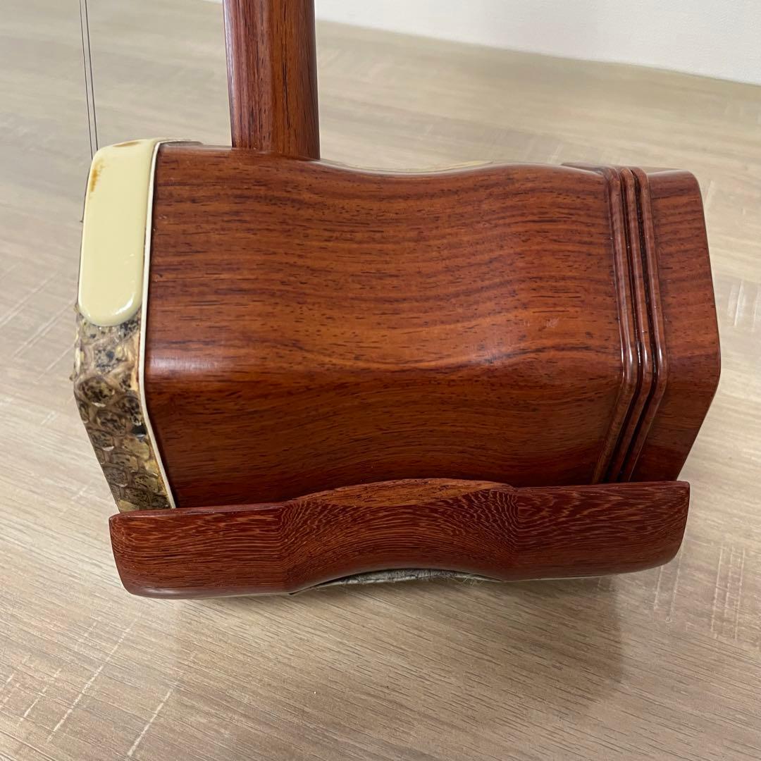 敦煌牌 二胡 上海民族楽器 弓付き 中国