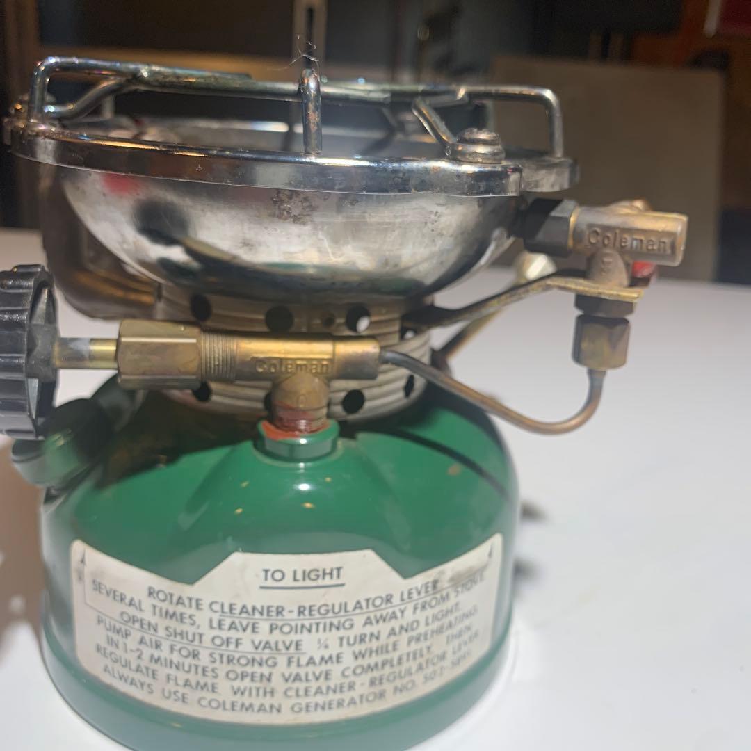 コールマン 502 シングルバーナー 1979 2月 動作OK