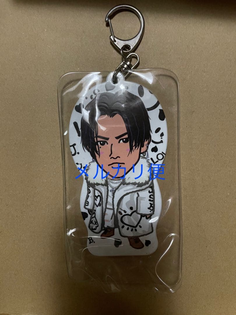 登坂広臣　白LOVE 両面グリッターキーホルダー