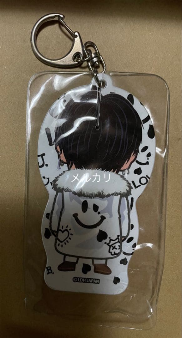 登坂広臣　白LOVE 両面グリッターキーホルダー