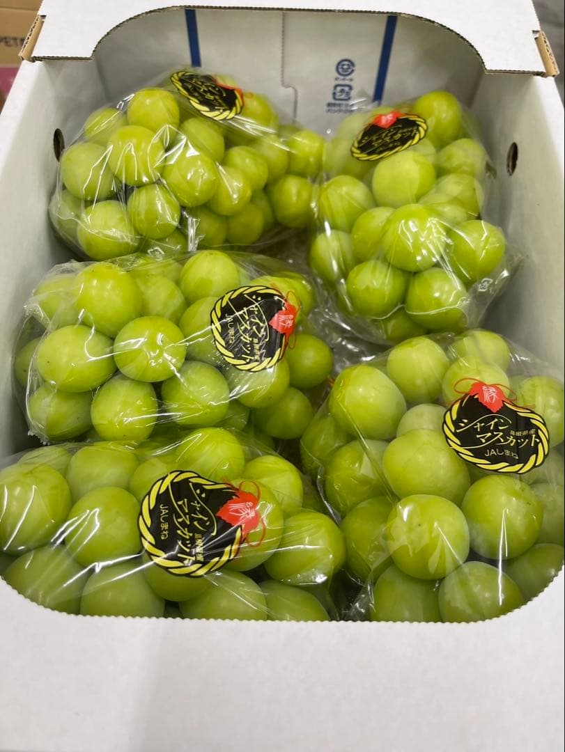 340【島根県産】シャインマスカット約2キロ(3〜5房)