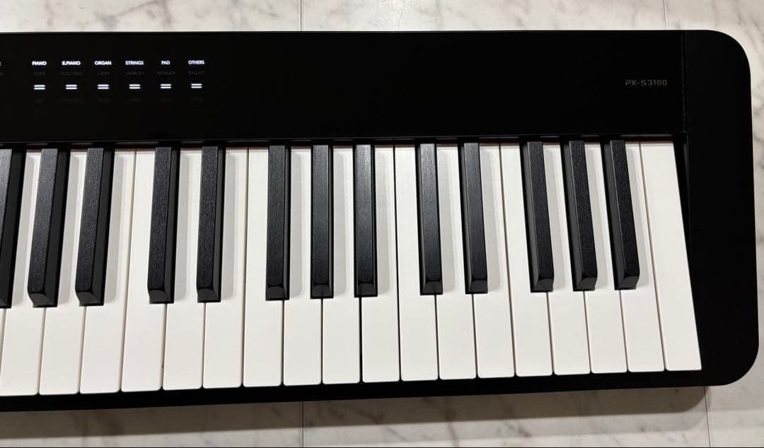 CASIO/電子ピアノ Privia PX-S3100BK ケース、ペダル付き