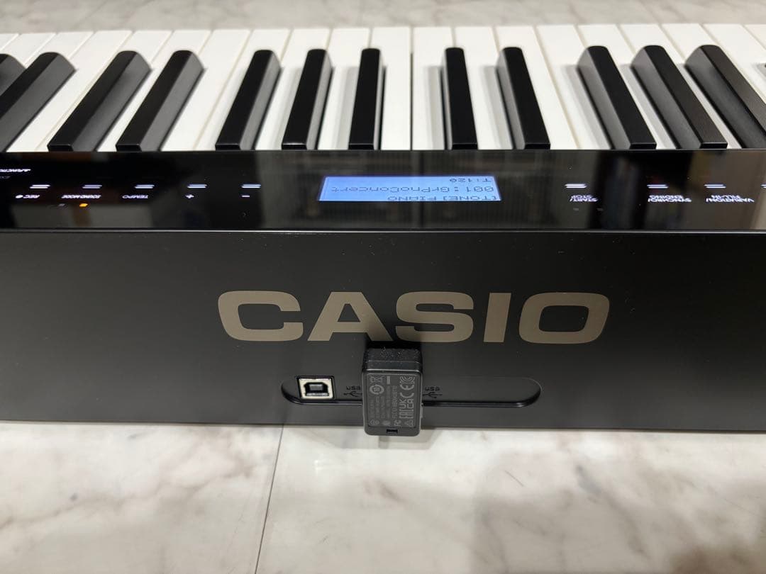 CASIO/電子ピアノ Privia PX-S3100BK ケース、ペダル付き