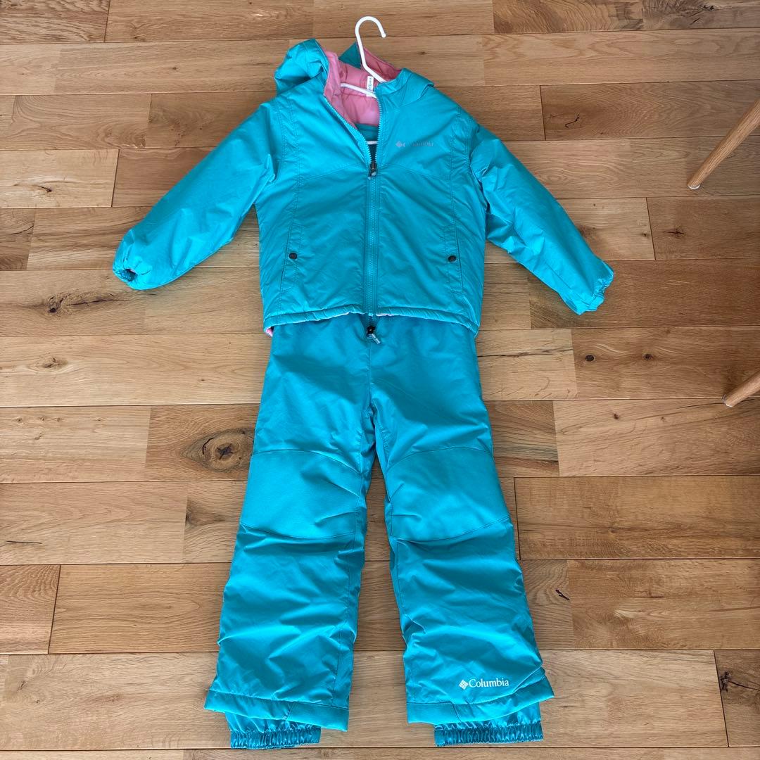 Columbia リバーシブル子ども用スキーウェア 上下セット