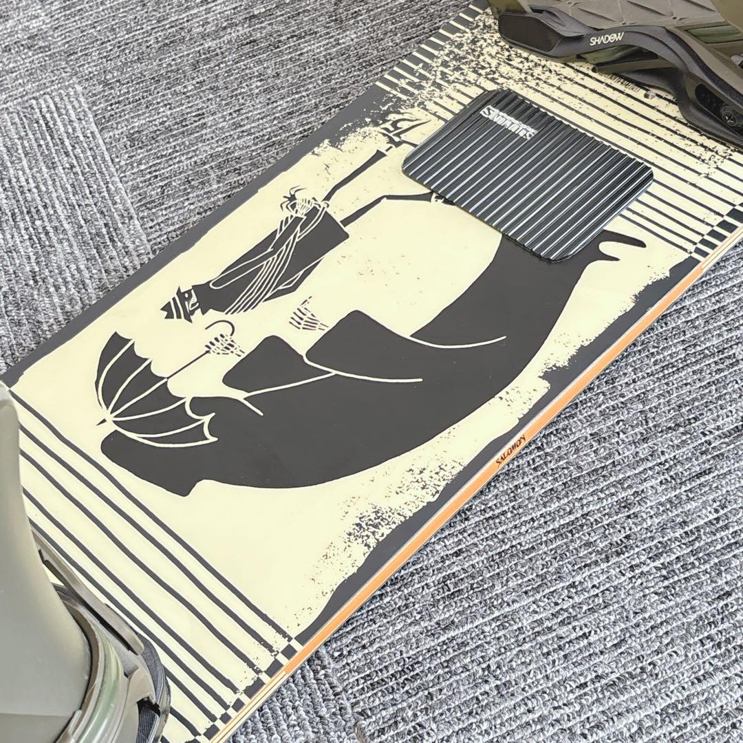 85超豪華❗️サロモン/THE VILLAINメンズスノーボードセット★155cm