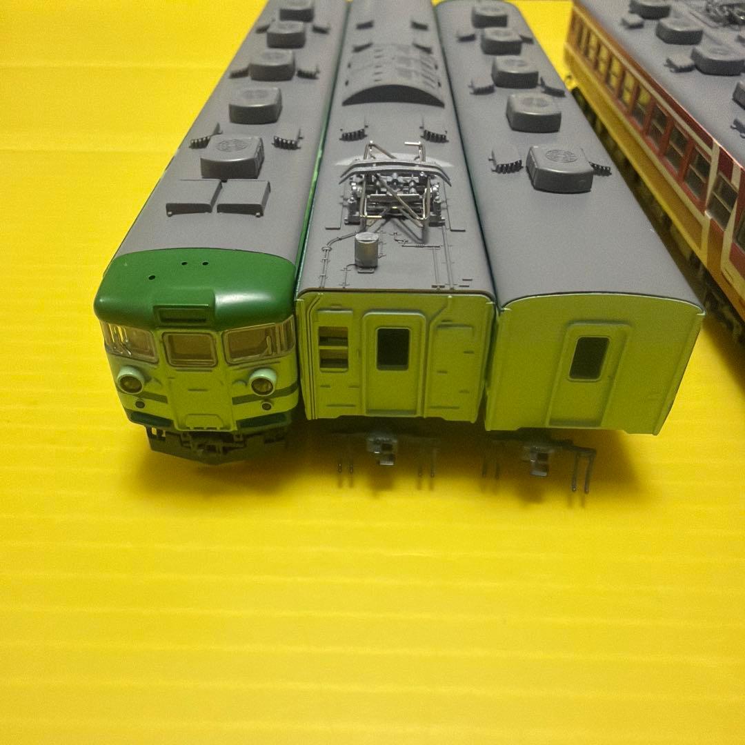 Nゲージ　KATO 165系ムーンライト　赤、緑、茶　9両セット