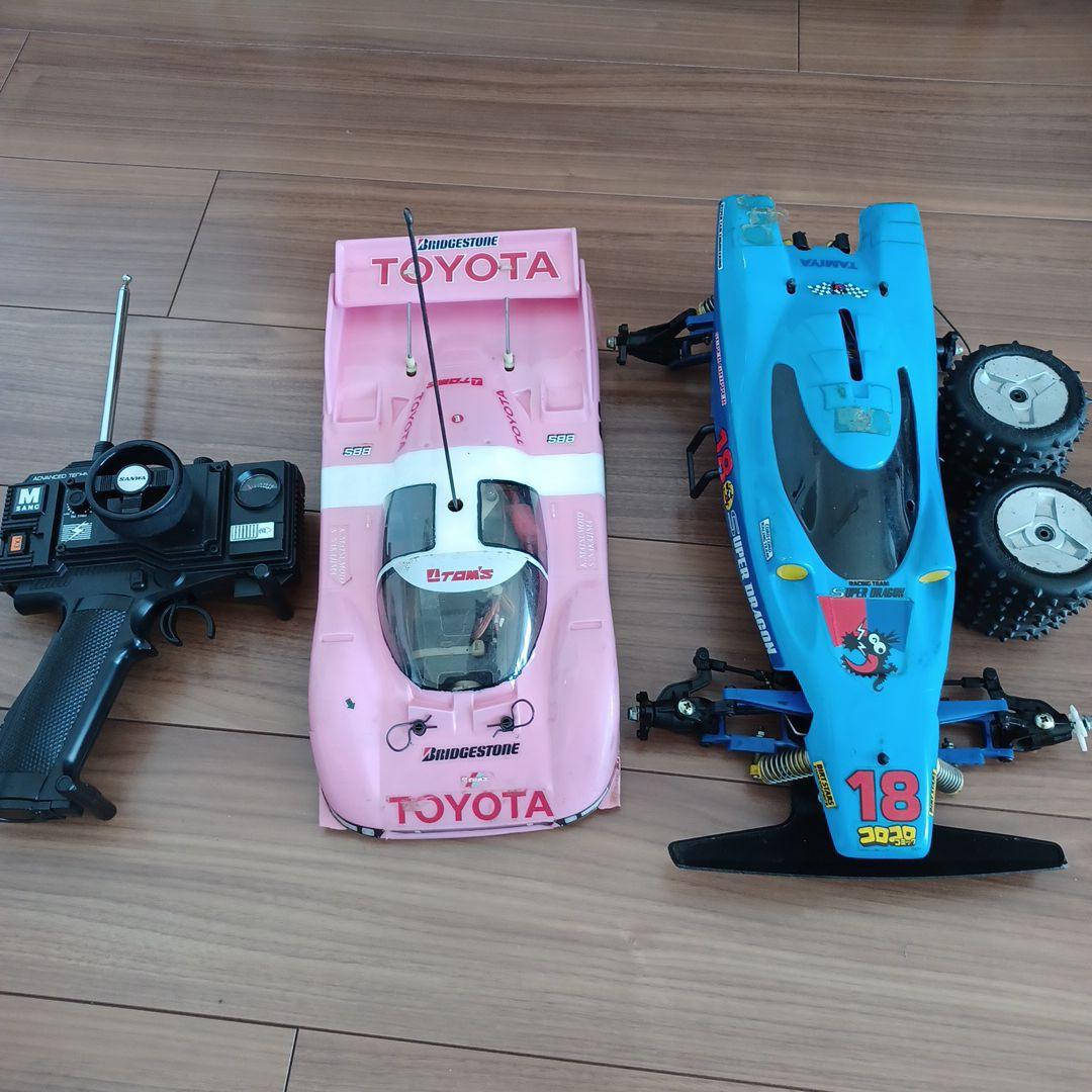 タミヤ　ラジコン トヨタ トムス スーパーストームドラゴン 2台　プロポ付