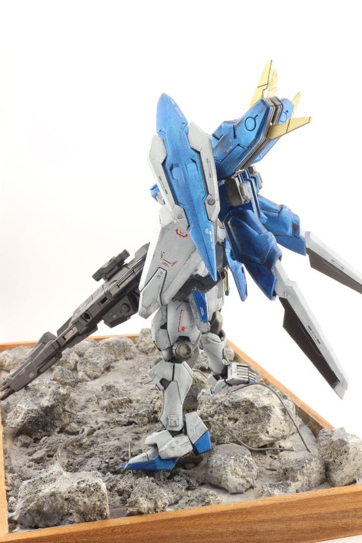 HGガンダムエアリアル改修型　完成品　ジオラマのセット