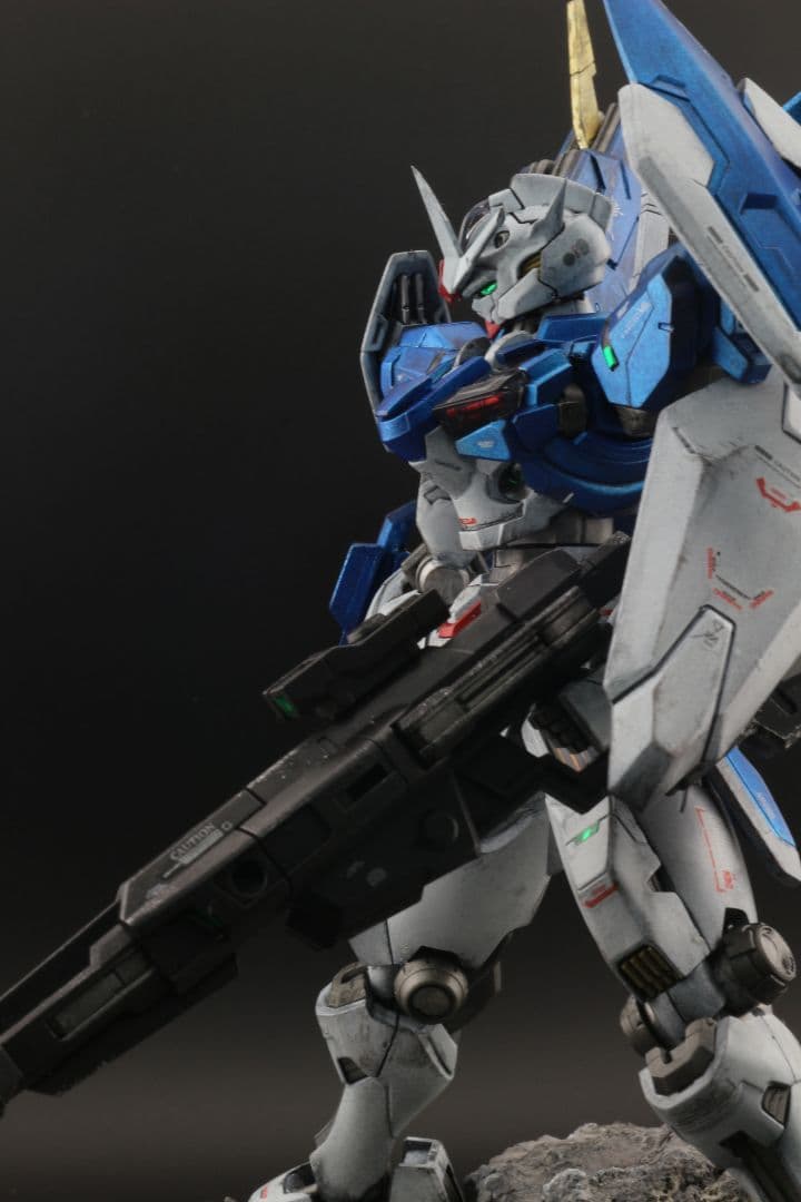 HGガンダムエアリアル改修型　完成品　ジオラマのセット