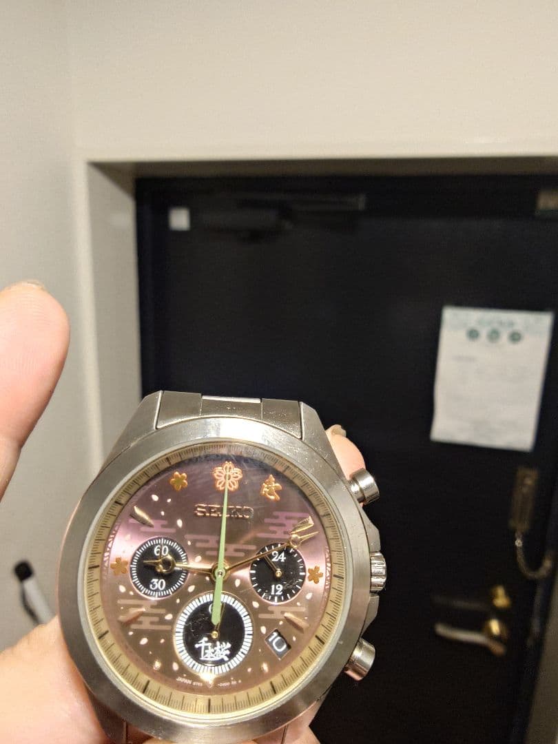 SEIKO クロノグラフ 初音ミク　千本桜　オルゴールケース付