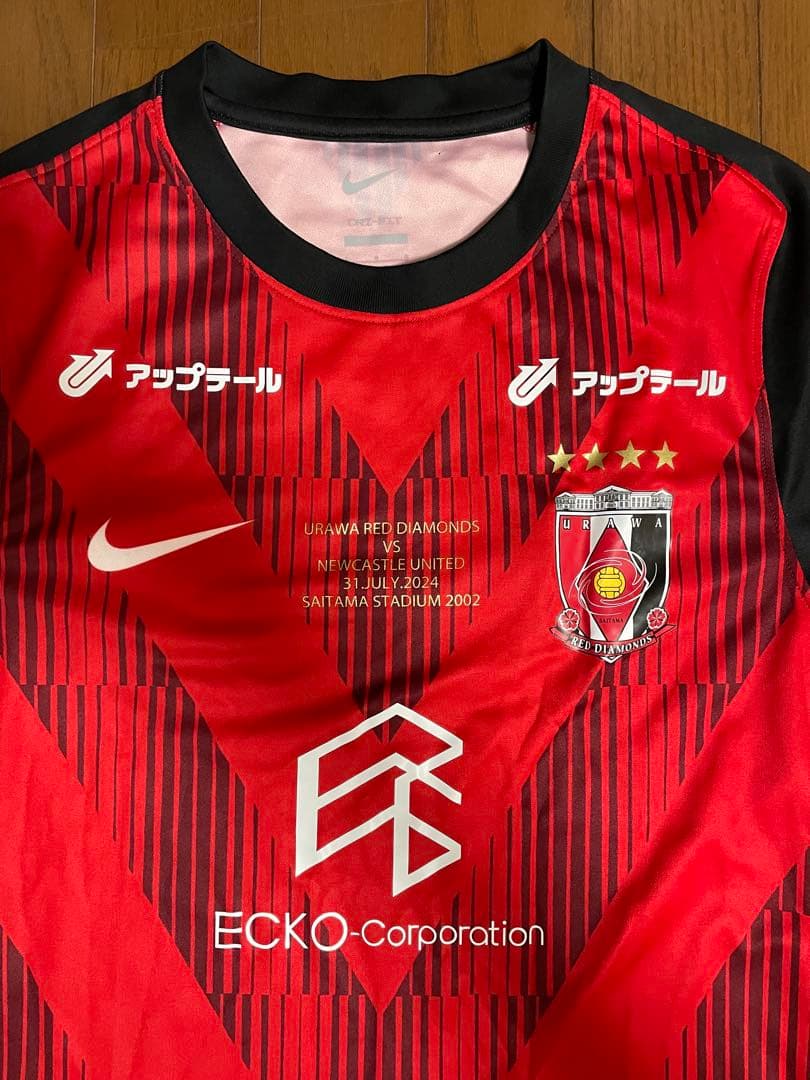 24ss NIKE 浦和レッズ ニューカッスル•ユナイテッド ユニフォーム L