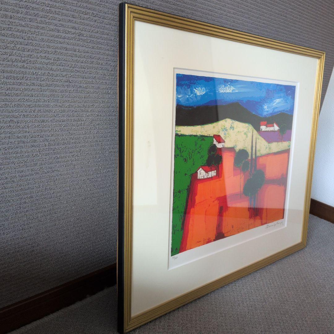 Bernard Roger（ロジェ ボナフェ） リトグラフ 『立木の有る風景』