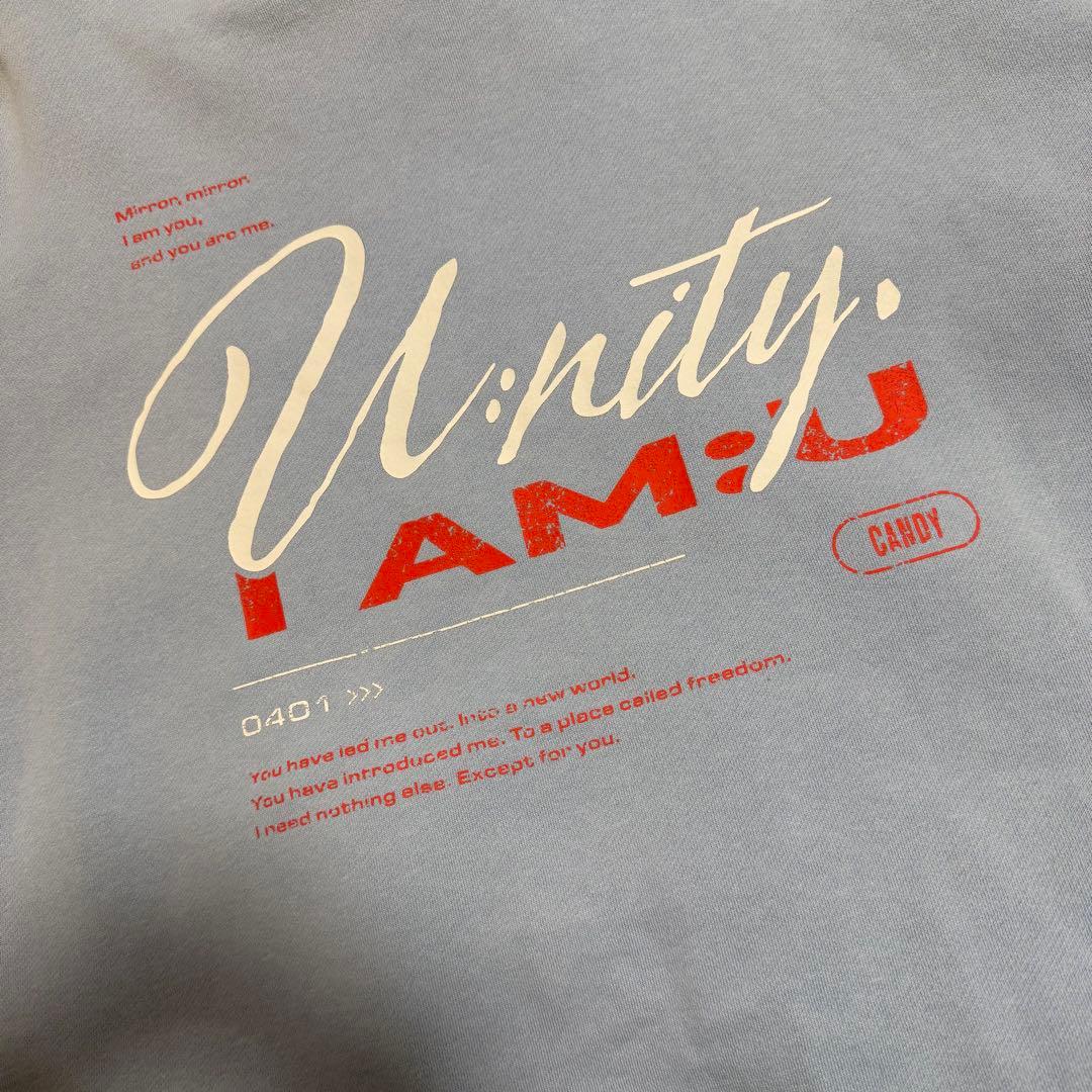 中島健人 I AM:U FC限定 フーディー パーカー ライトブルー small