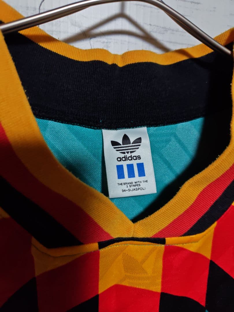 90s adidas ドイツ代表デザイン　ユニフォーム　グリーン アディダス　緑