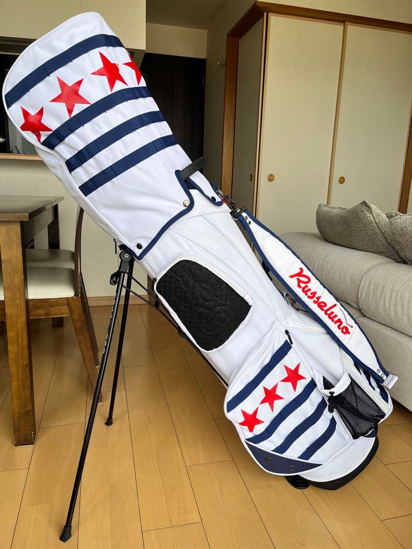 美品希少ラッセルノRusseluno スタンド型キャディバッグ　完売品　ルチャ