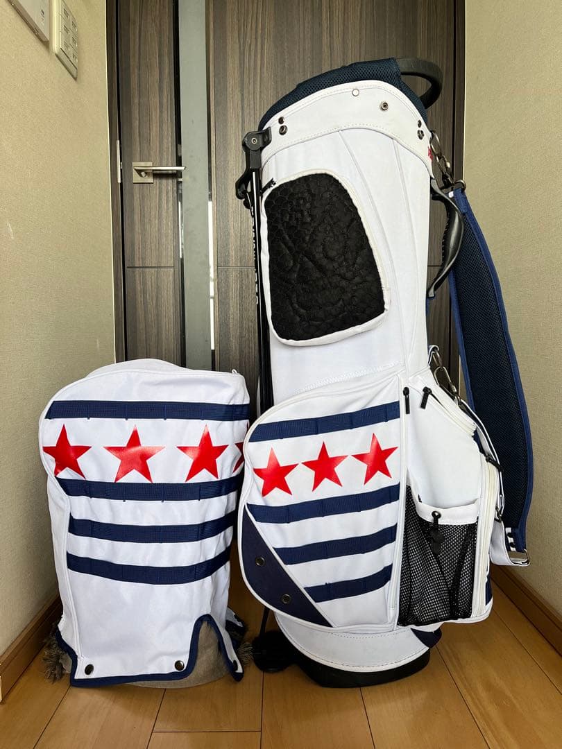 美品希少ラッセルノRusseluno スタンド型キャディバッグ　完売品　ルチャ