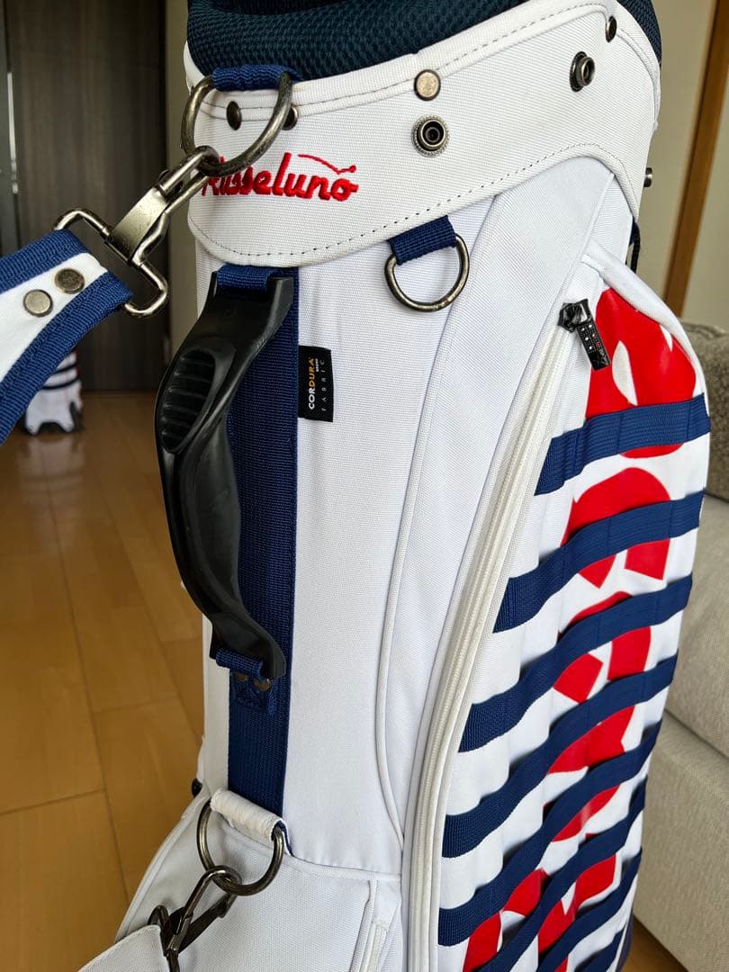 美品希少ラッセルノRusseluno スタンド型キャディバッグ　完売品　ルチャ