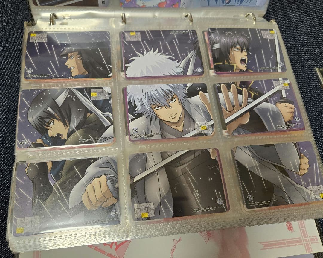 銀魂　クリアコレクション　約678枚 　専用バインダー入りまとめ売り+オマケ
