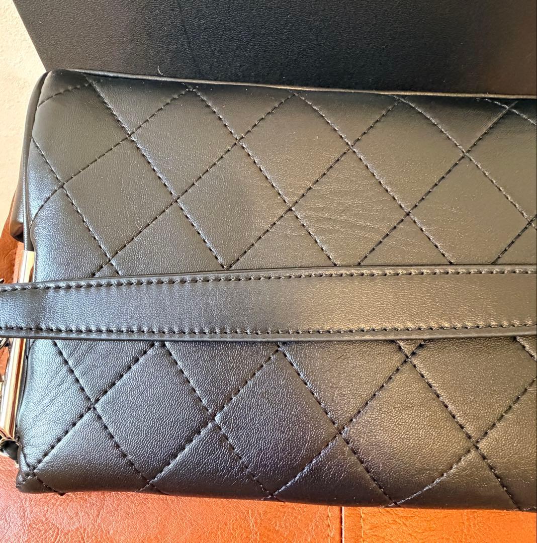 【入手困難・1点限り】キルティング チェーンバッグ ブラック希少ノベルティ 美品