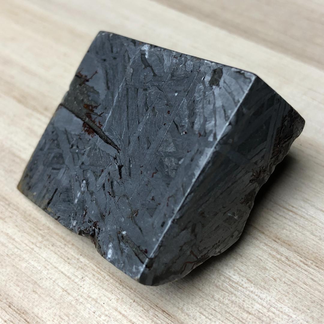 草*真様 隕石 鉄隕石　アルタイ隕石　外皮付き　ナチュラル 重さ約120ｇ　ケー