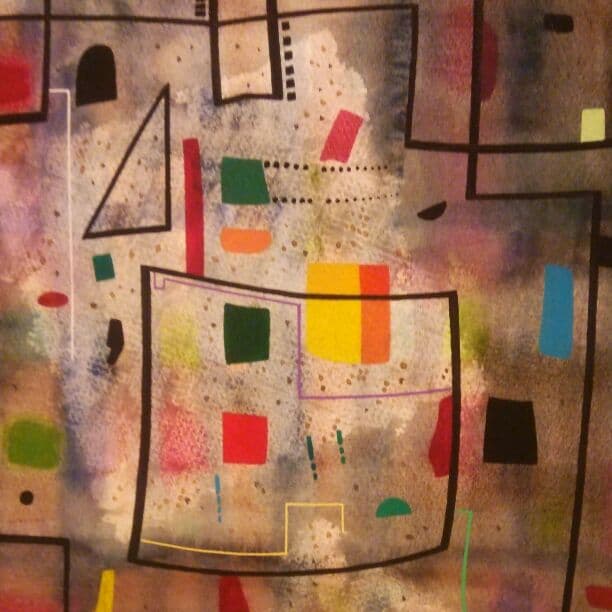 水彩による抽象　F8  Harmony　8