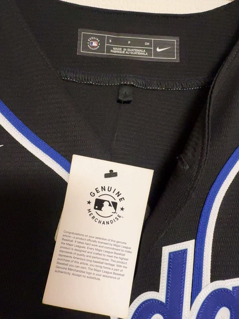 【ドジャースショップ限定】Nike Dodgers ユニフォーム S 黒