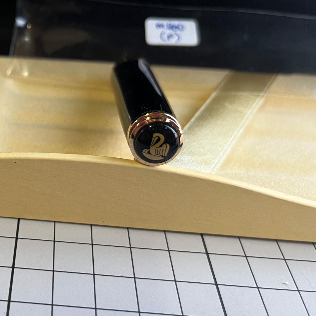 ペリカン万年筆　スーべレーンM800 緑軸 細字F