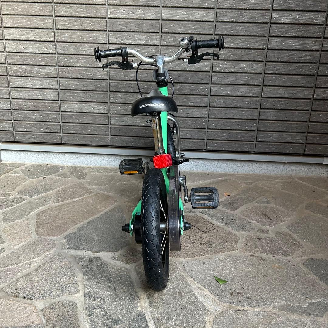 へんしんバイク2 バランスバイク エメラルドグリーン 12インチ