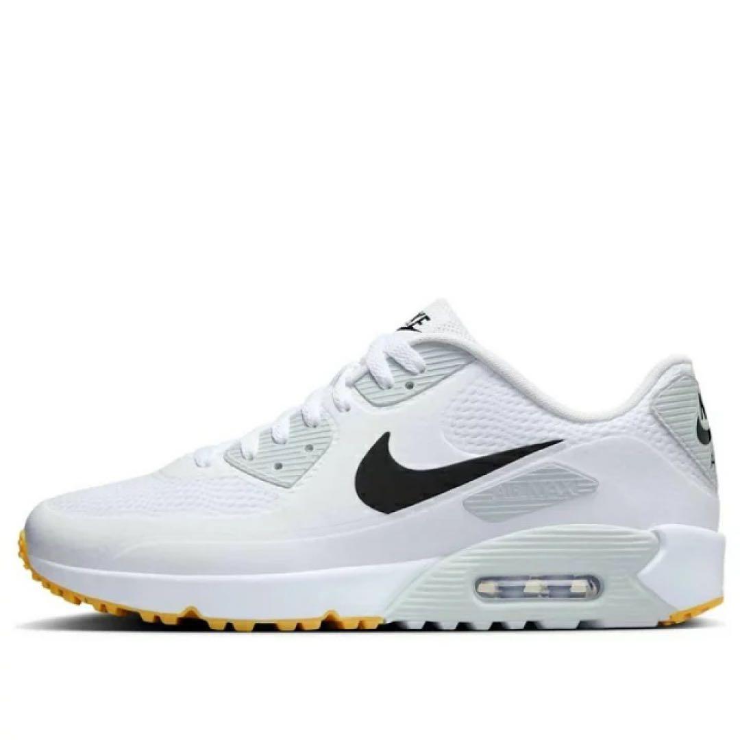 ナイキ ゴルフ 27cm エアマックス 90 シューズ スパイク 靴 白