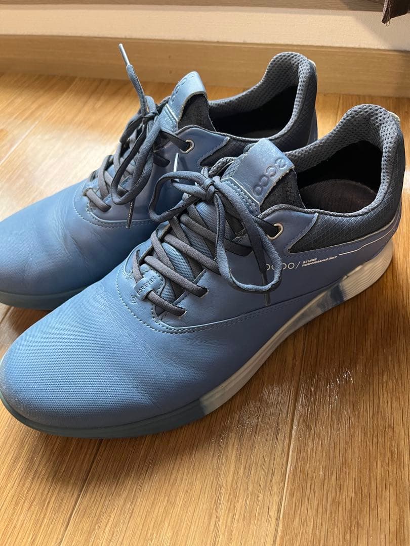 ECCO ゴルフシューズ ブルー