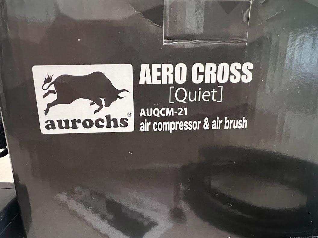Aurochs　AERO CROSS 静音エアコンプレッサー＆エアブラシセット
