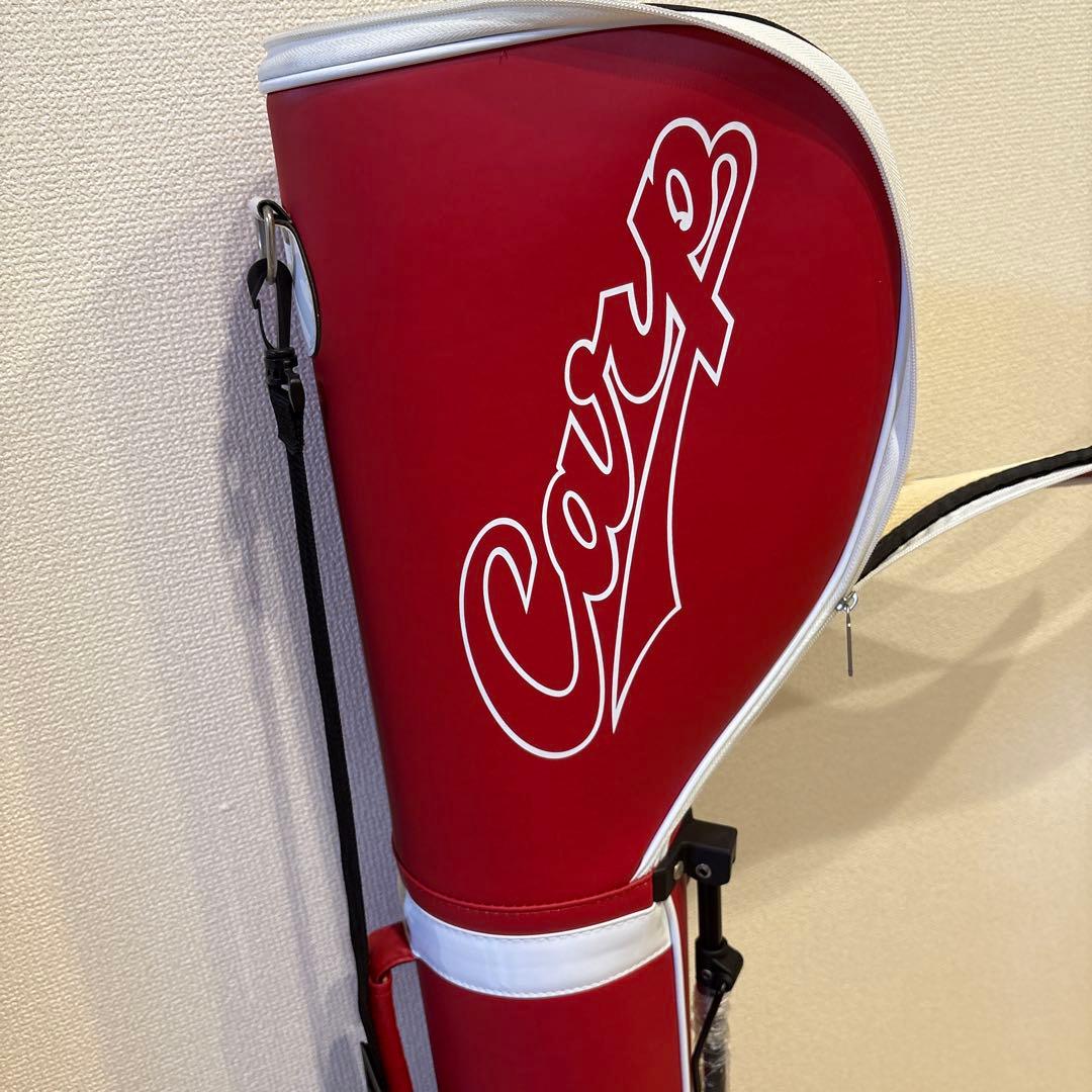 広島東洋カープ　スタンド式　キャディーバッグ　ゴルフクラブケース