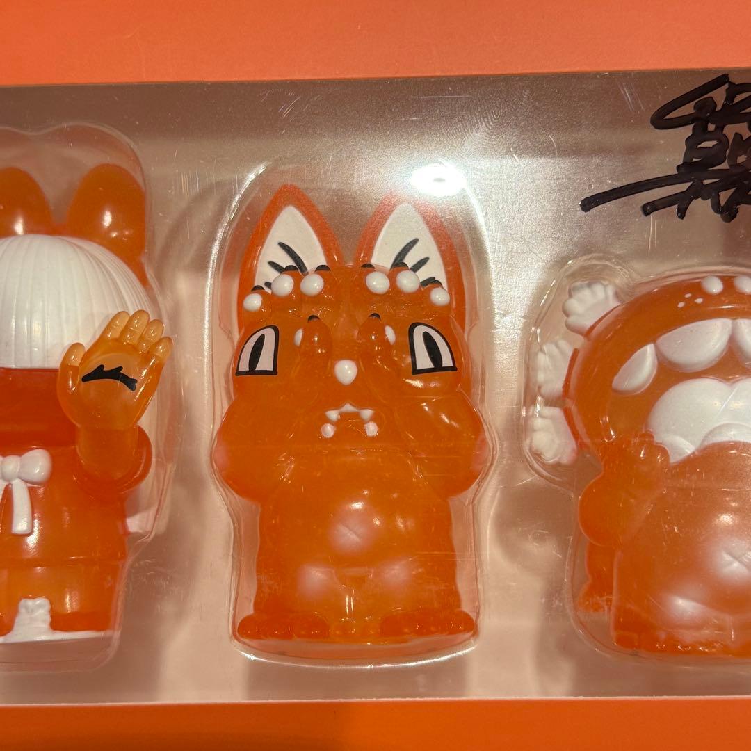 GRAPE BRAIN 22nd 指人形セット　にぎるちゃん　直筆サイン