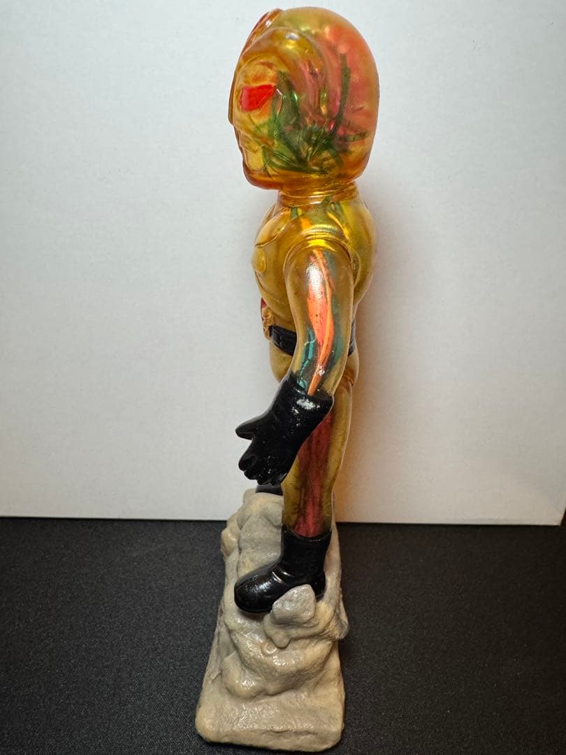 【激レア】当時物 ポピー 改造人間 超人バロムワン バロム1 スケルトン ソフビ