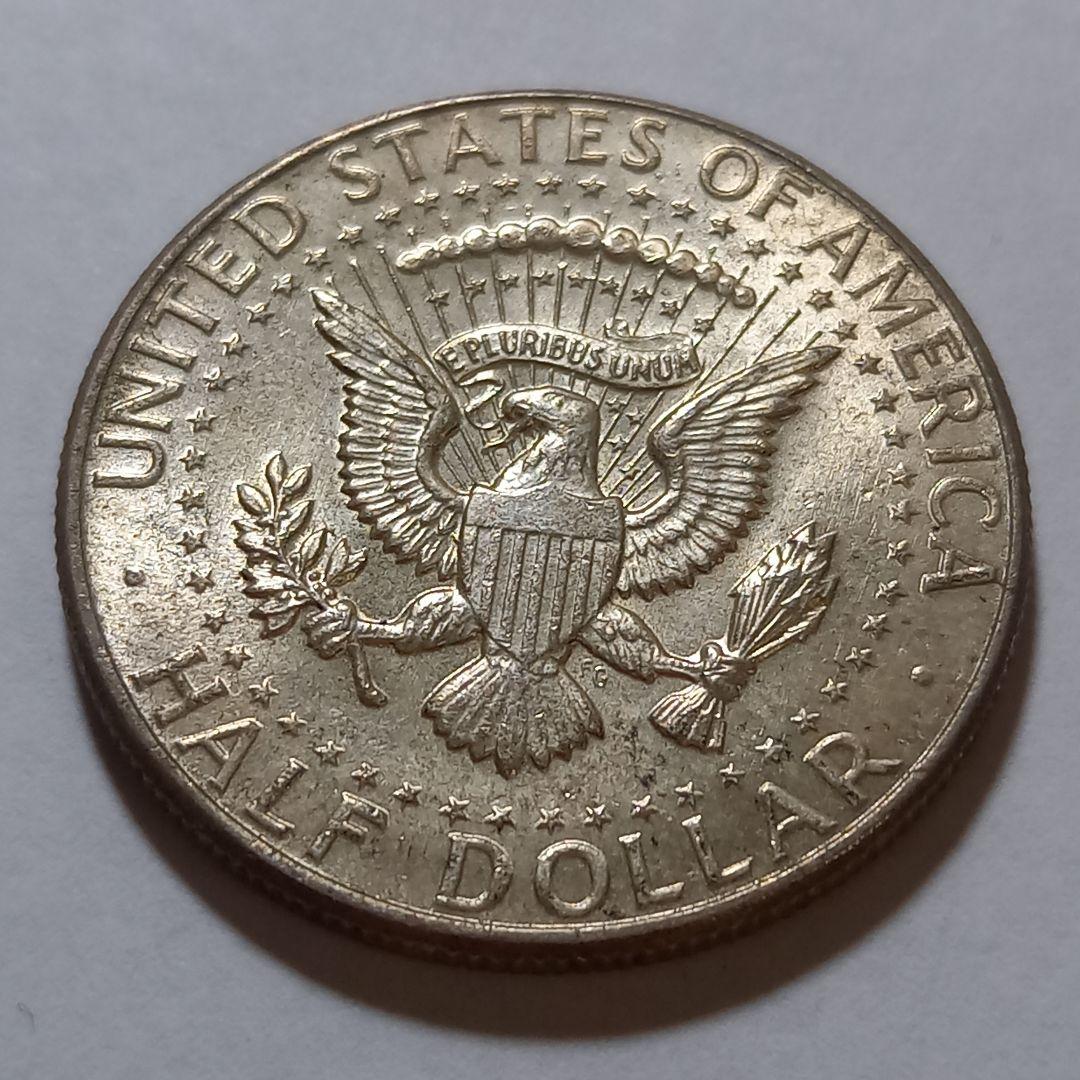 銀貨 1964年 ケネディハーフダラー×3枚まとめて　トーン色