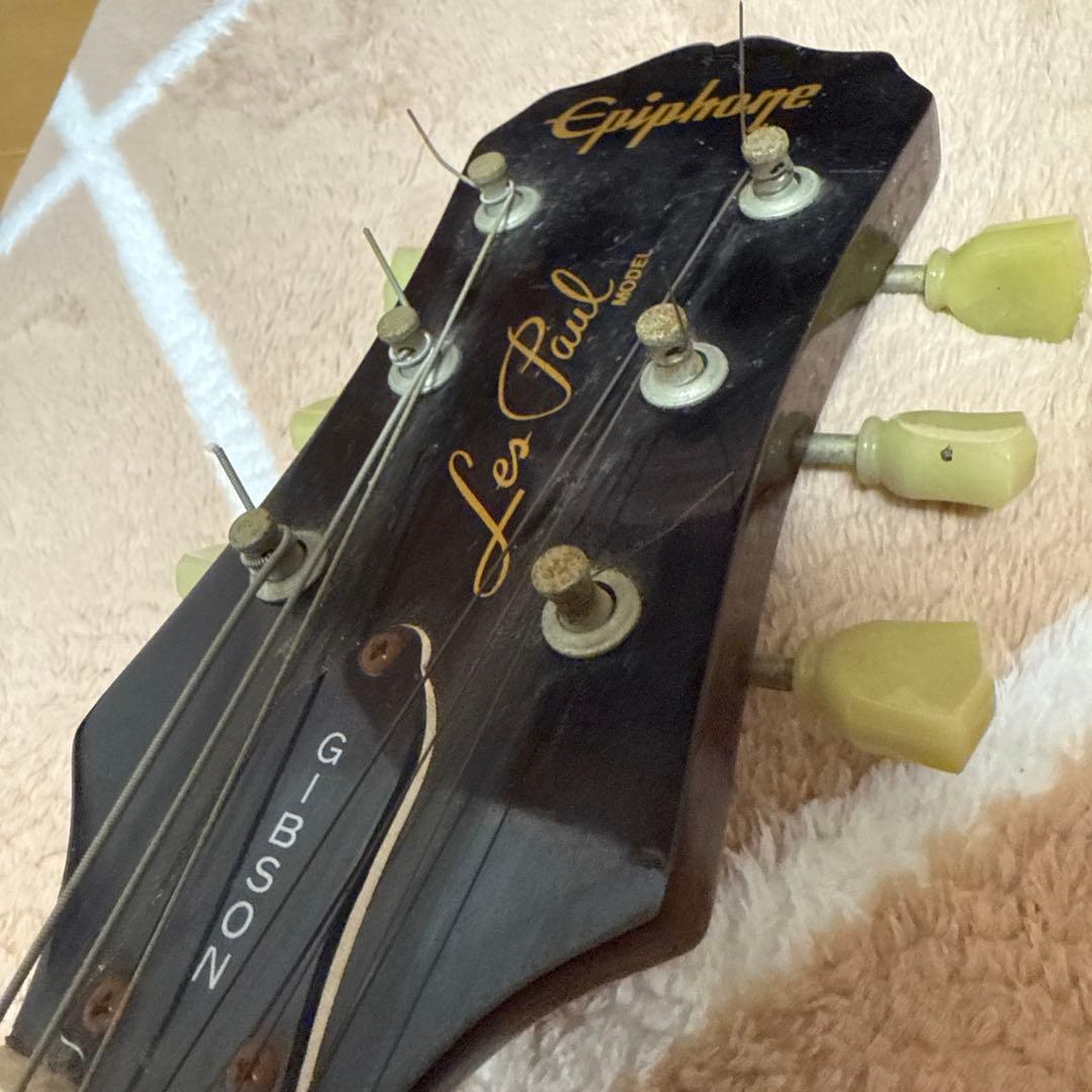 ジャンク品 Epiphone Les Paul ゴールド