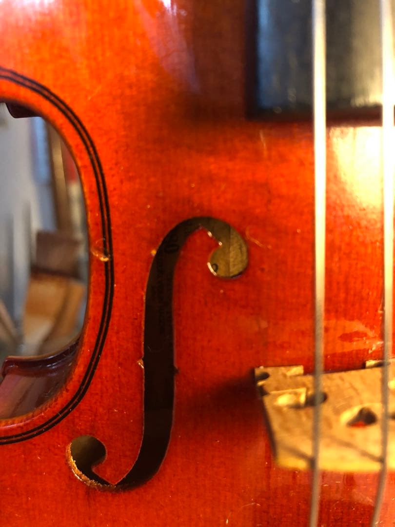 【駒&魂柱調整済】Suzuki分数バイオリンNo280 1/16 1989