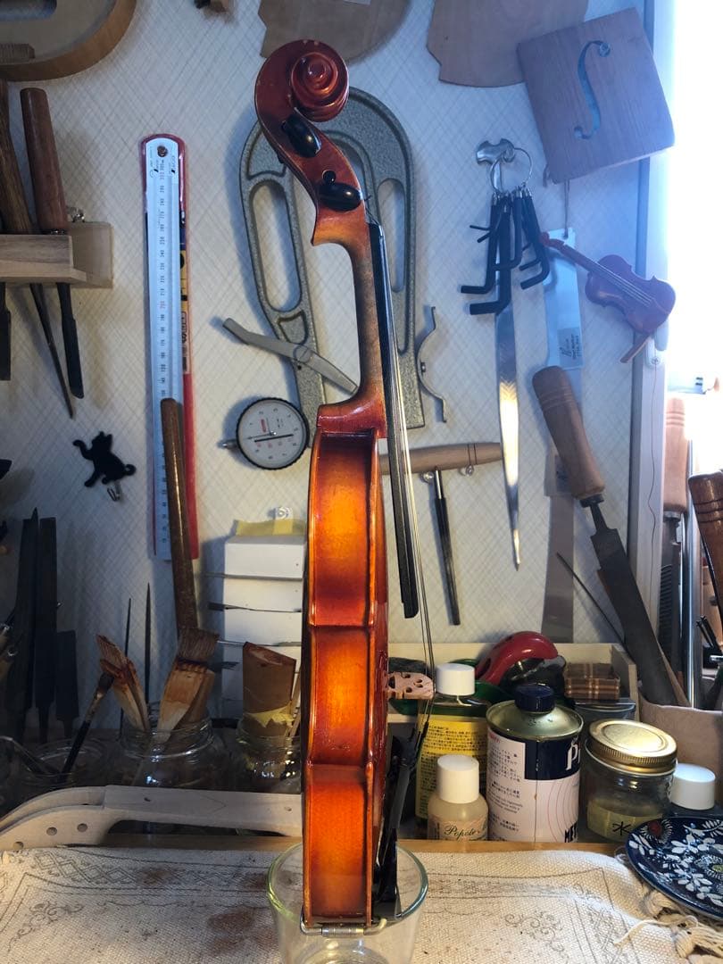 【駒&魂柱調整済】Suzuki分数バイオリンNo280 1/16 1989