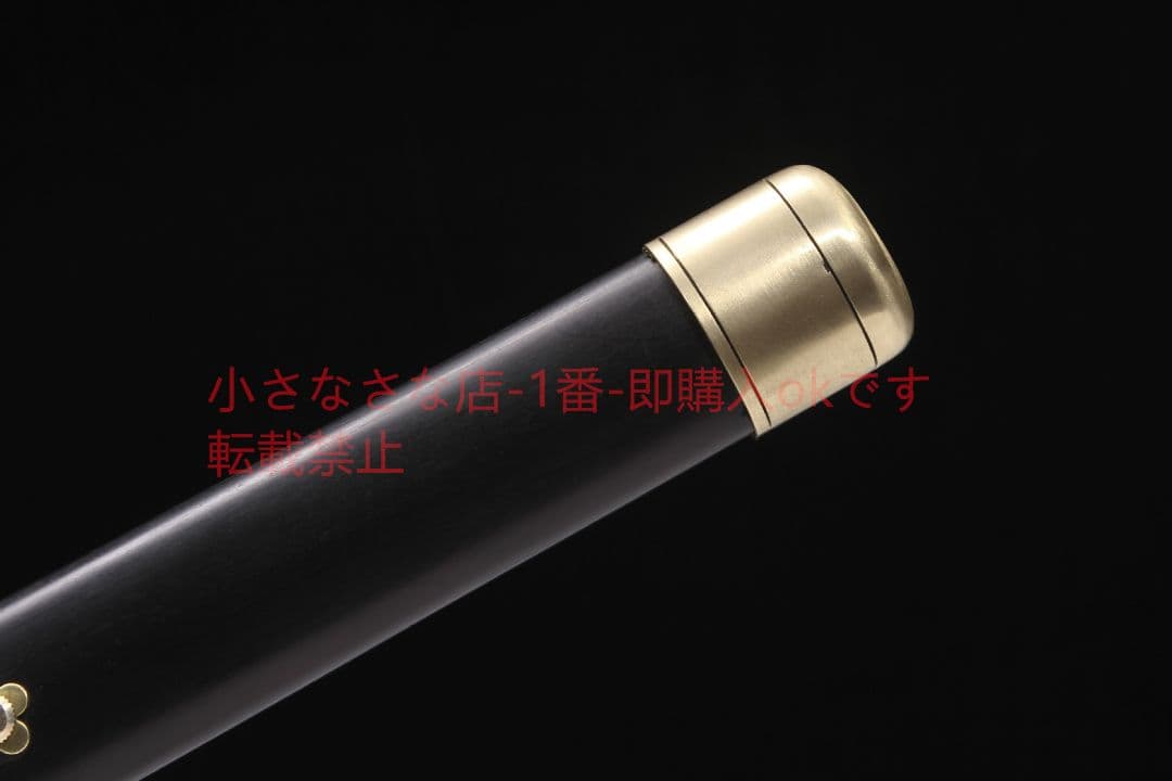 墨眉唐横刀環初金  古兵器 武具 刀装具 日本刀 模造刀 居合刀