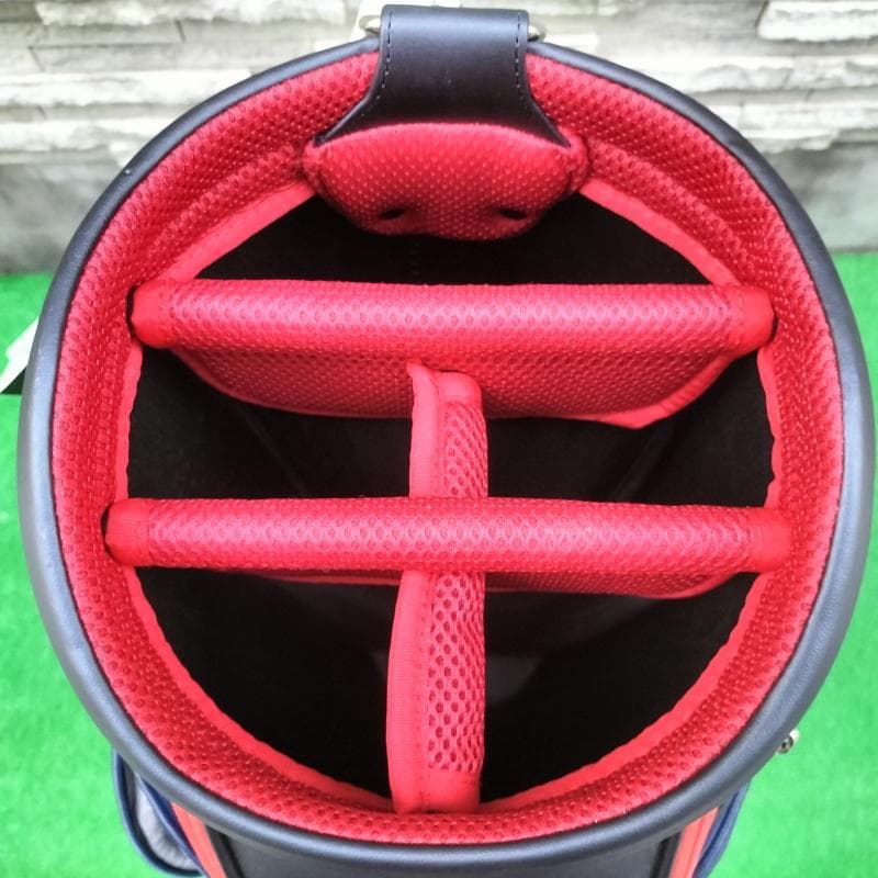 中古品 テーラーメイド メタルT キャディバッグ TD297 NAVY