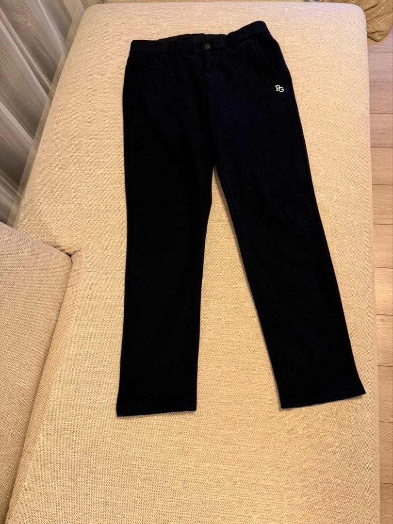 PEARLY GATES Peスライバーニットパンツ ネイビー　サイズ4