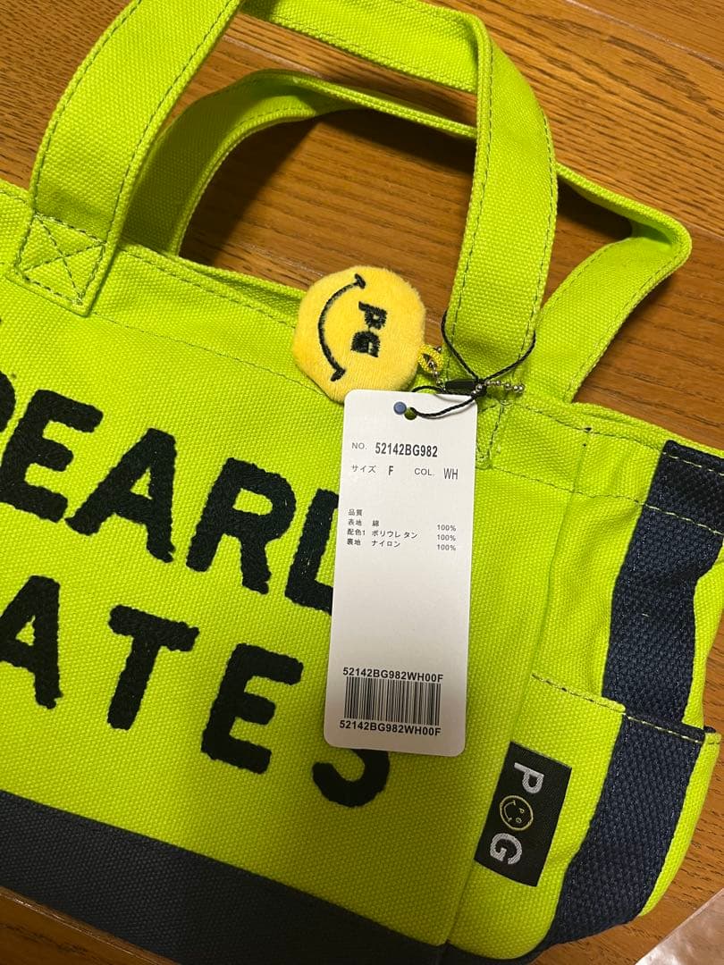 PEARLY GATES 蛍光イエロー ゴルフカートバッグ