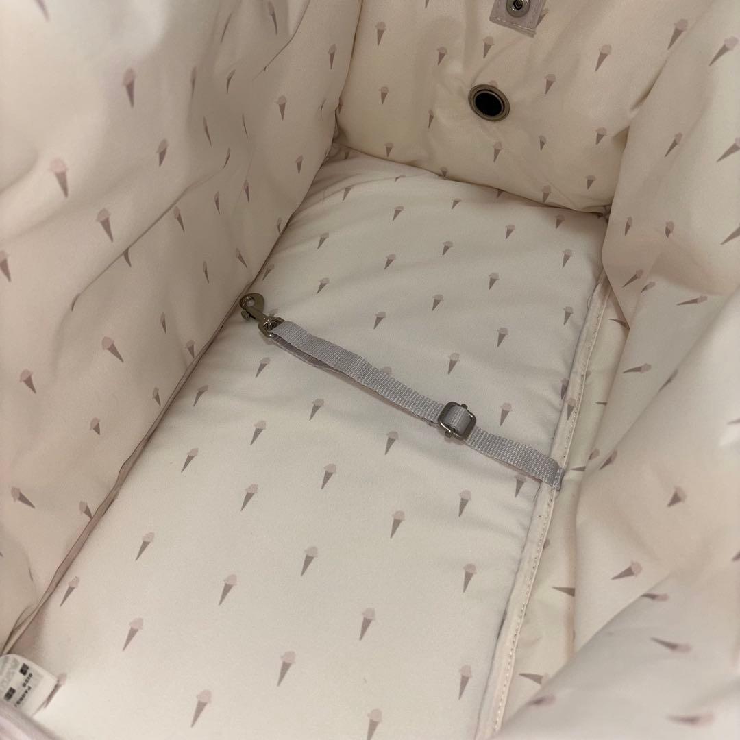 【CAT&DOG】ジェラートピケ キルティングキャリーバッグ