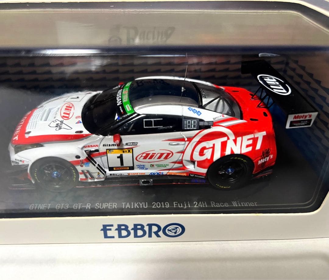 エブロ 1/43 GTNET GT3 GT-R スーパー耐久 富士24H #1